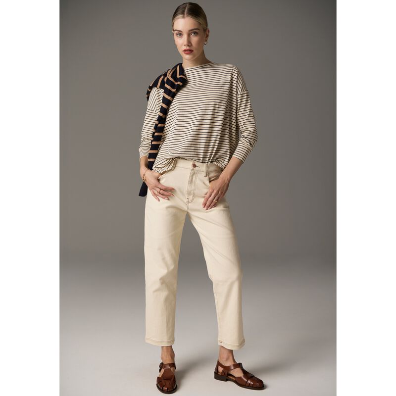 POL Signe Striped Tee image number 3